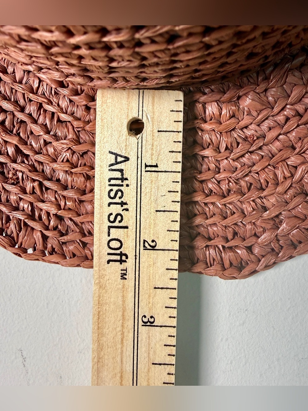 Kaminski Australia Wide Brim Raffia Sun Hat | Terracotta | Boho Beach Coastal - Picture 9 of 9